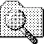 An icon of a magnifying glass over a document.